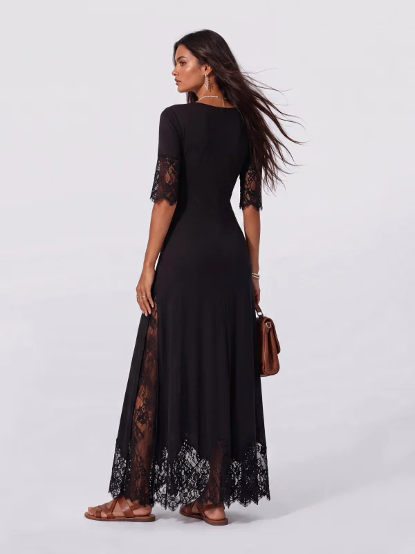 Bohemian Split Lace Dress - Image 4